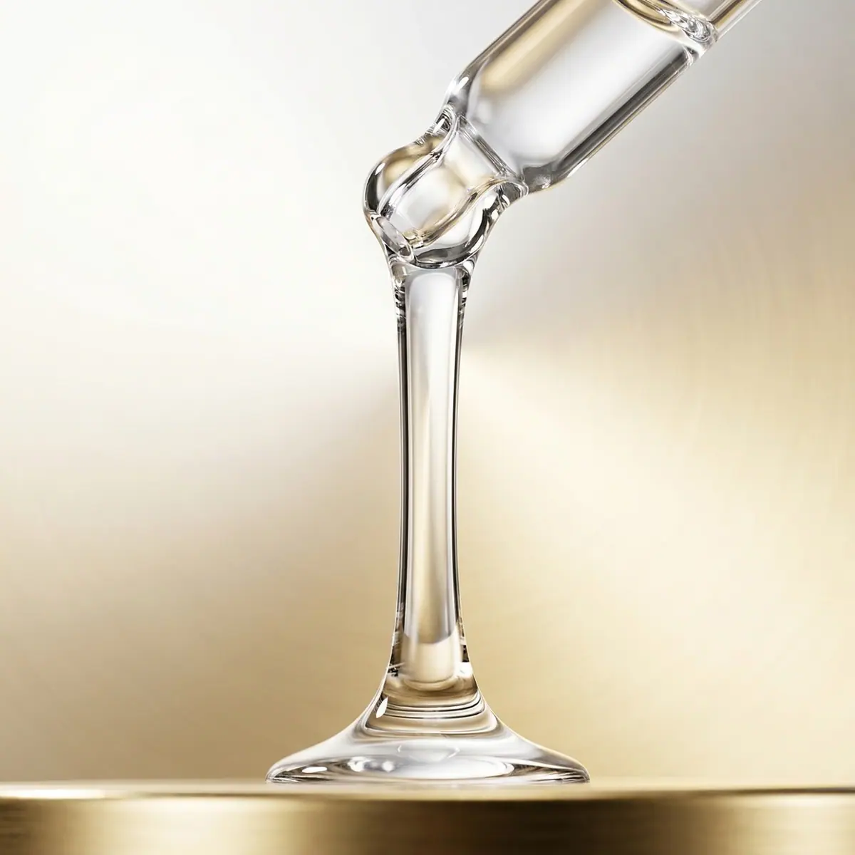 Clear lightweight texture of Neatique NAD+ Collagen Peptide Serum from a dropper